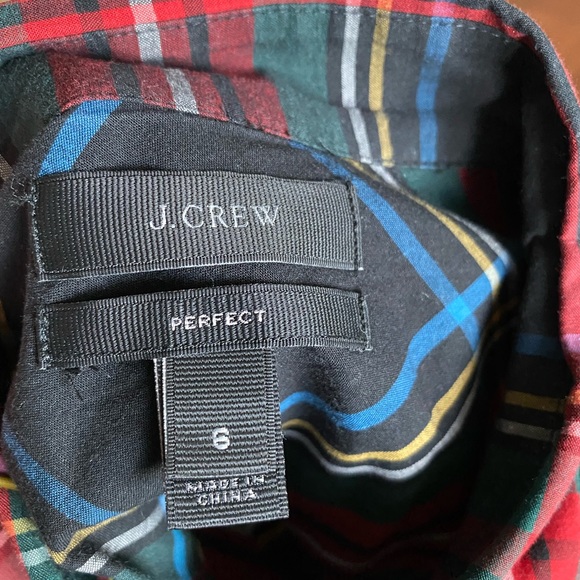 JCREW Perfect Shirt in Tartan Plaid - Picture 4 of 4